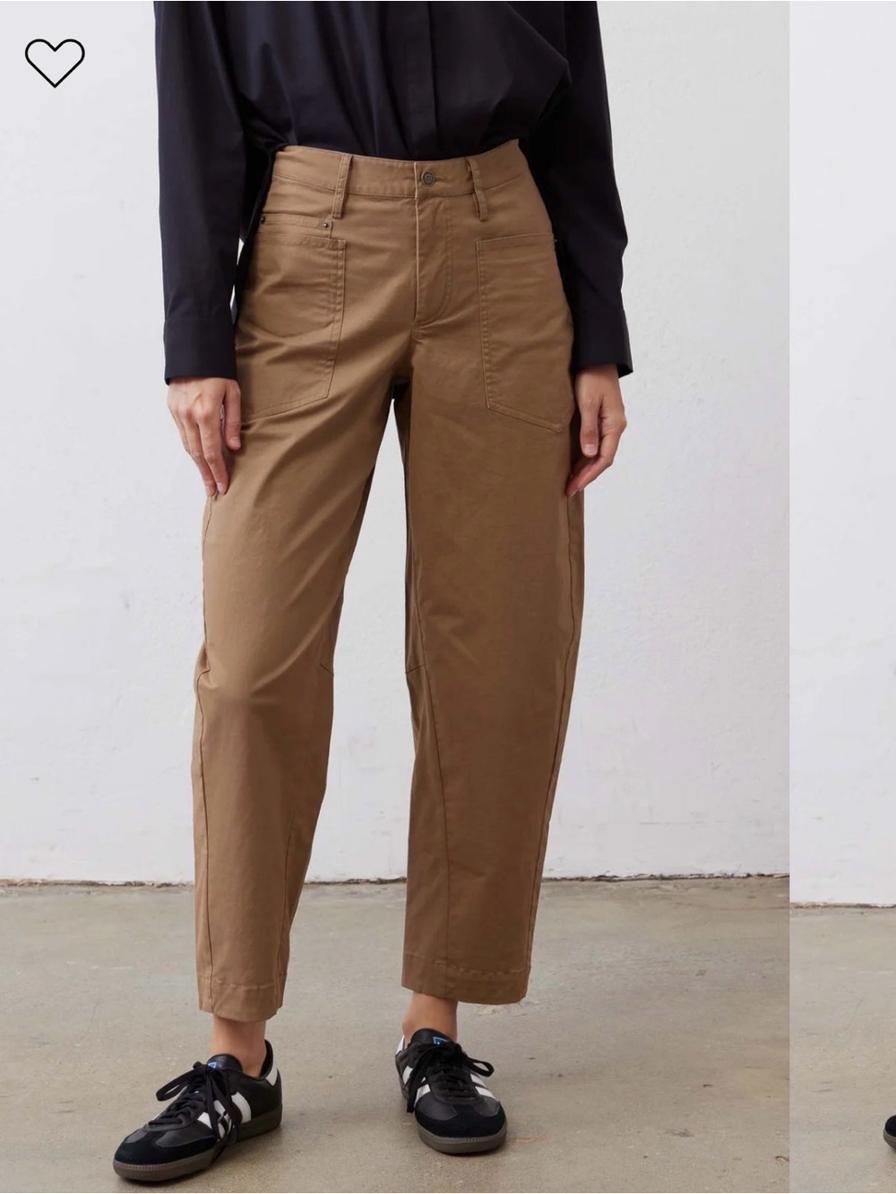 RUTI THE SLOUCHY SOFT TWILL PANTS